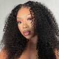 13X6 Afro&Kinky Curly Full Frontal Wig Pre Plucked Top1Hair Skinlike Real HD Lace180%Density
