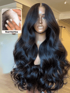 13X6 Body Wave Full Frontal Wig Pre Plucked Top1Hair Skinlike Real HD Lace 200%Density