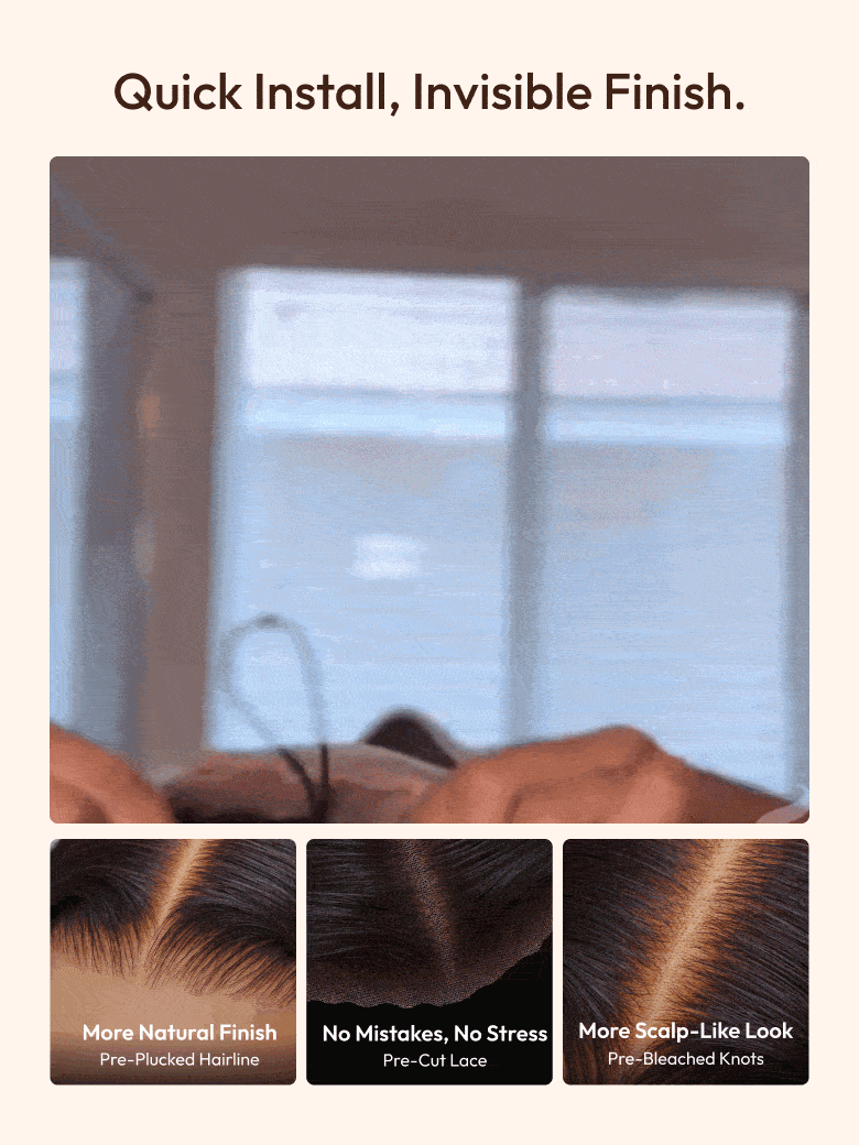 13X6 Body Wave Full Frontal Wig Pre Plucked Top1Hair Skinlike Real HD Lace 200%Density
