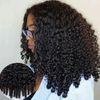 13X6 Burmese Curly Full Frontal Wig Pre Plucked Top1Hair Skinlike Real HD Lace 200%Density