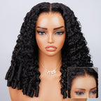 13X6 Burmese Curly Full Frontal Wig Pre Plucked Top1Hair Skinlike Real HD Lace 200%Density