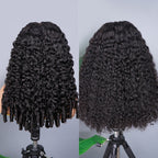 13X6 Burmese Curly Full Frontal Wig Pre Plucked Top1Hair Skinlike Real HD Lace 200%Density
