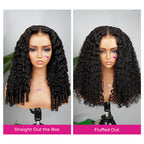 13X6 Burmese Curly Full Frontal Wig Pre Plucked Top1Hair Skinlike Real HD Lace 200%Density