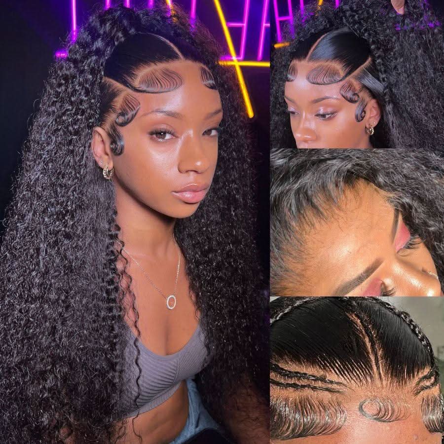 13X6 Deep Curly Full Frontal Wig Pre Plucked Top1Hair Skinlike Real HD Lace180%Density