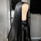 13X6 Silk Straight Full Frontal Wig Pre Plucked Top1Hair Skinlike Real HD Lace 200%Density