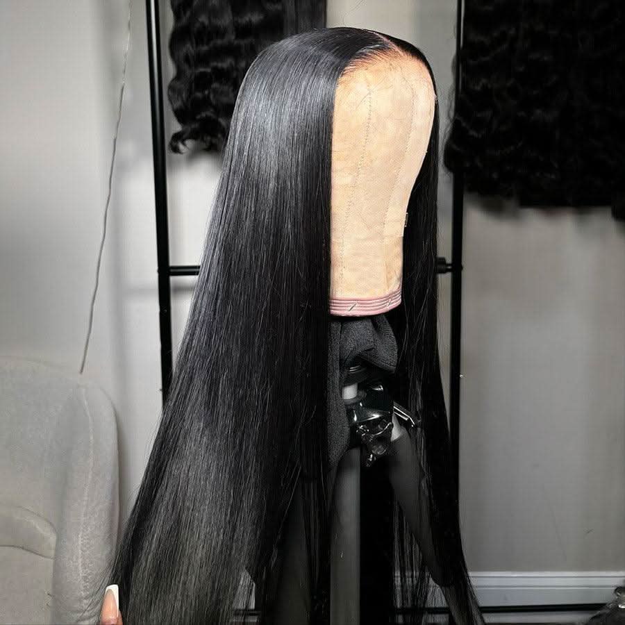 13X6 Silk Straight Full Frontal Wig Pre Plucked Top1Hair Skinlike Real HD Lace 200%Density
