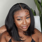 13X6 Yaki Full Frontal Wig Pre Plucked Top1Hair Skinlike Real HD Lace180%Density