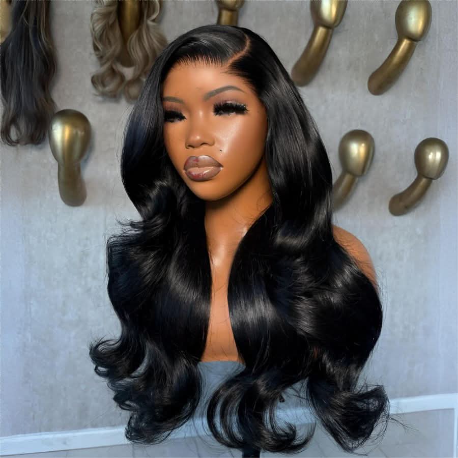 13X6 Full Frontal Wig Silk Straight Pre Plucked Top1Hair Skinlike Real HD Lace180%Density