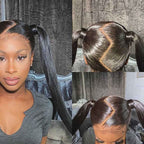 Full Lace Wig Straight Pre Plucked Clean Hairline Top1 Hair Skinlike Real HD