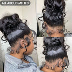 Full Lace Wig Straight Pre Plucked Clean Hairline Top1 Hair Skinlike Real HD