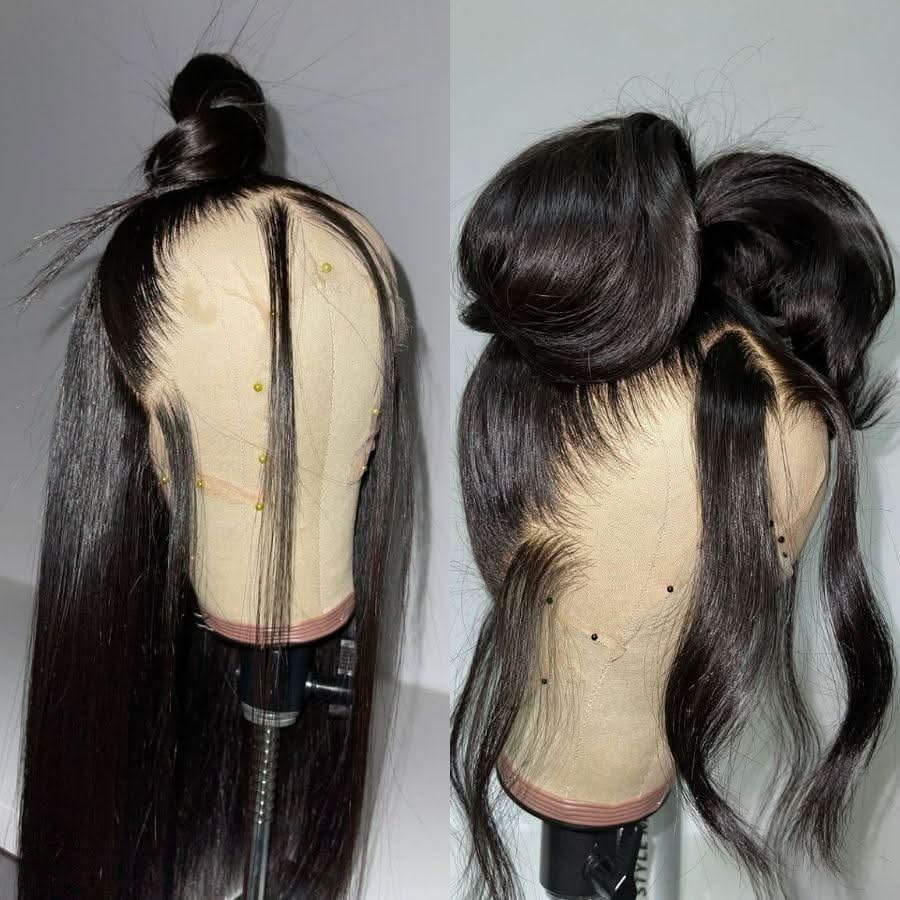 Full Lace Wig Straight Pre Plucked Clean Hairline Top1 Hair Skinlike Real HD