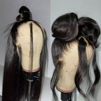 Full Lace Wig Straight Pre Plucked Clean Hairline Top1 Hair Skinlike Real HD