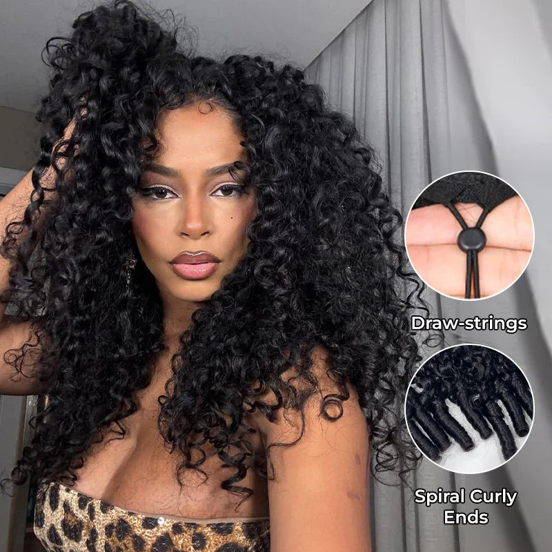 Burmese curly HD Lace 200%Density 13X6 Full Frontal Wig Silk Straight Pre Plucked